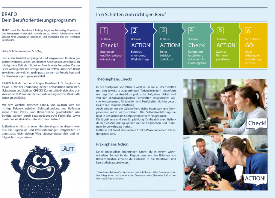 BRAFO - Berufswahl Richtig Angehen Frühzeitig Orientieren